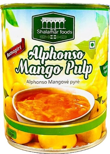 Alphonso mangové pyré, Shalamar 850g